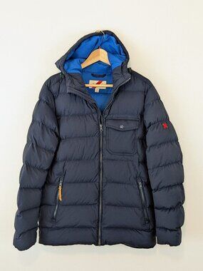 Best Made Co. 800 Fill Down Puffer Jacket in twilight blue